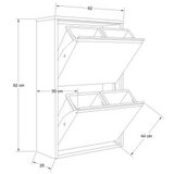 Hanah home Višenamenska komoda Forto 4 White | ePonuda.com