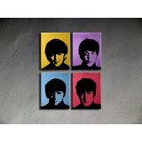  Ručno slikane slike na platnu pop art beatles (umetnicke) | ePonuda.com