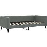 vidaXL Dnevni krevet na razvlačenje tamnosivi 100 x 200 cm od tkanine | shoptok.hr