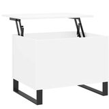  Stolić za kavu bijeli 60 x 44,5 x 45 cm od konstruiranog drva | shoptok.hr