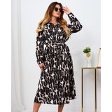 Resti Black and beige patterned women's maxi dress | Eponuda.ba