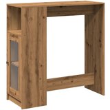 vidaXL barski stol s držačima boja hrasta 101x40x103,5 cm drveni | shoptok.hr
