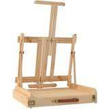 vidaXL Stolni štafelaj s ladicom 41 5 x 37 x 12 cm od masivne borovine | shoptok.hr