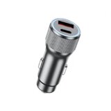 Jelico jellico avtopolnilec MQC-71 adapter usb in type c pd 42,5W 3,0 qc - srebrn Cene