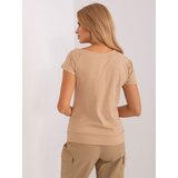 RELEVANCE Blouse-RV-BZ-8932.42-dark beige | Shoptok.si