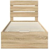  Okvir za krevet Sonoma hrast 75 x 190 cm Inženjersko Drvo - sonoma hrast 75 x 190 cm | shoptok.hr