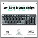 Zifriend mehanička tastatura ZT104 belo plava (sivi switch) | ePonuda.com