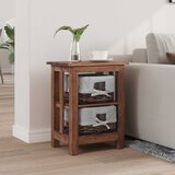  Bocni stol Smeđa 38 x 28 x 50 cm Čvrsto mahagonijevo drvo | shoptok.hr
