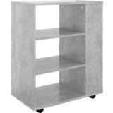 Furnova Omarica na kolesih betonsko siva 60x35x75 cm inženirski les, (21956237) | Shoptok.si