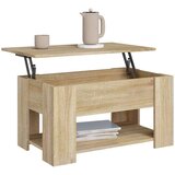 Stolić za kavu boja hrasta 79 x 49 x 41 cm konstruirano drvo | shoptok.hr