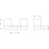 Copen Držač čaše CONCEPT FUEGO keramika dupli (C-11-07) | ePonuda.com