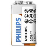 Philips 6F22L1F/10 - cink-hloridna baterija 6F22 LONGLIFE 9 V 150 mAh | Eponuda.com
