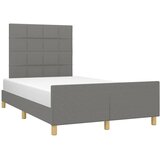  Okvir kreveta bez madraca tamnosivi 120 x 200 cm od tkanine | shoptok.hr