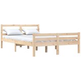  Okvir za krevet od masivnog drva 135 x 190 cm bračni | shoptok.hr