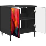  Kupaonski ormar HEESCH Crni hrast 60 x 40 x 61 cm - Tiskanje boja | shoptok.hr