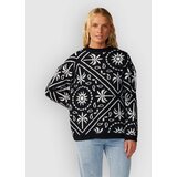 Rip Curl Bossa Nova Bandana Knit Crew Pulover black Cene