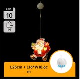 Aigostar LED božićna dekoracija LED/3xAAA Deda Mraz 20cm Cene