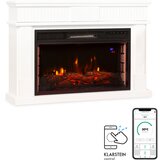 Klarstein bern smart, električni kamin, 1000/2000 w, led, 18 - 27 ° c, tedenski časovnik, bela Cene