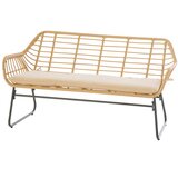 Hesperide SET VRTNOG NAMJEŠTAJA LAMBADA 135X75X230CM POLIESTER/POLIURETAN/ČELIK/RATAN/STAKLO GRAFITNO SIVA 4/1 | shoptok.hr