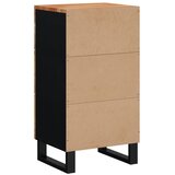 Komoda s 3 ladice 40 x 33,5 x 75 cm od masivnog drva bagrema | shoptok.hr