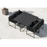 Venture Home Noto vrtni blagovaonski set, crni Cijene