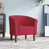  Fotelja crvena boja vina baršunasta | shoptok.hr