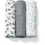 BabyOno Bambus tetra pelene Polarne životinje, siva | Shoptok.si