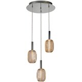 Schuller Mikronska obeska svetilka 3L, krom/zlato, (21006624) Cene