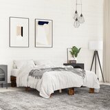 vidaXL Okvir za krevet boja hrasta 120x190cm konstruirano drvo i metal Cijene