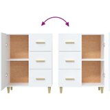  Komoda bijela 69 5x34x90 cm od konstruiranog drva | shoptok.hr