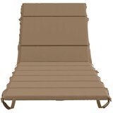  Jastučić za ležaljku GEMERT 100% poliester Sivosmeđa - Sivosmeđa 200 x 70 x 3 cm Poliester | shoptok.hr