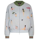 IVKO WOMAN Žakardna bomber jakna/ beach fun motiv - nebo plava | Eponuda.com