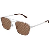 Gucci GG1881S 004 ONE SIZE (54) Srebrna/Rjava Cene