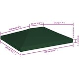  Pokrov za sjenicu 310 g/m² 4 x 3 m zeleni | shoptok.hr