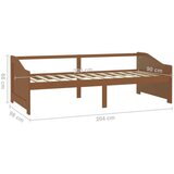 vidaXL Trosjed / dnevni ležaj boja meda 90x200 cm od masivne borovine | shoptok.hr