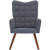  Stolica za opuštanje tamnosiva baršunasta | shoptok.hr