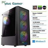PCPLUS Gamer Ryzen 5 8400F 16GB 1TB RTX 5050 8GB Windows 11 Home gaming namizni računalnik | Shoptok.si