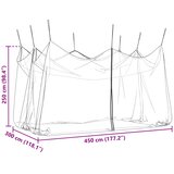  Mreža za komarce u vrtu 156 Crna 3 x 4,5 x 2,5 m Poliester | Eponuda.com
