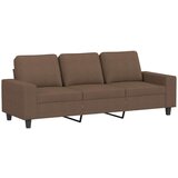  3-dijelni set sofa smeđi od tkanine | shoptok.hr