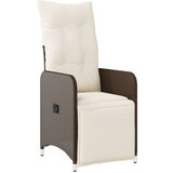 vidaXL 9-dijelni vrtni bistro set od poliratana s jastucima smeđi | shoptok.hr