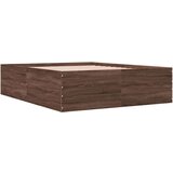  Okvir za krevet smeđi hrast 150 x 200 cm konstruirano drvo | shoptok.hr