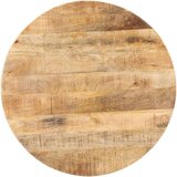vidaXL Bistro miza okrogla Ø 70x75 cm robusten mangov les, (20944941) | Shoptok.si