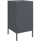 vidaXL Nočna omarica 2 kosa antracit 36x39x68 cm hladno valjano jeklo | Shoptok.si