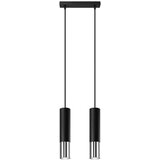  Obesna svetilka LOOPEZ 2 črna/krom, (21348187) | Shoptok.si
