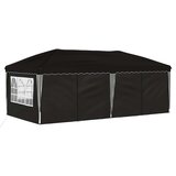  Rastezljivi šator za zabave 575 x 288 x 245 cm Crna | shoptok.hr