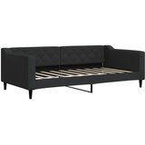  Dnevni krevet na razvlačenje s ladicama crni 90x190 cm tkanina | shoptok.hr