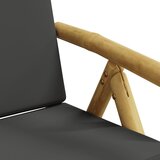  Sklopivi vrtni naslonjači s jastucima 2 kom od bambusa | shoptok.hr