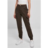 UC Ladies Ladies High Waist Cargo Pants brown Cene