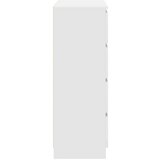 vidaXL Komoda bijela 80x35x99 cm od konstruiranog drva | shoptok.hr