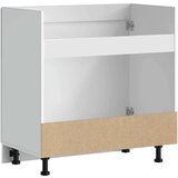 vidaXL Osnovna omarica za umivalnik Kalmar bela 80x46x81,5 cm | Shoptok.si